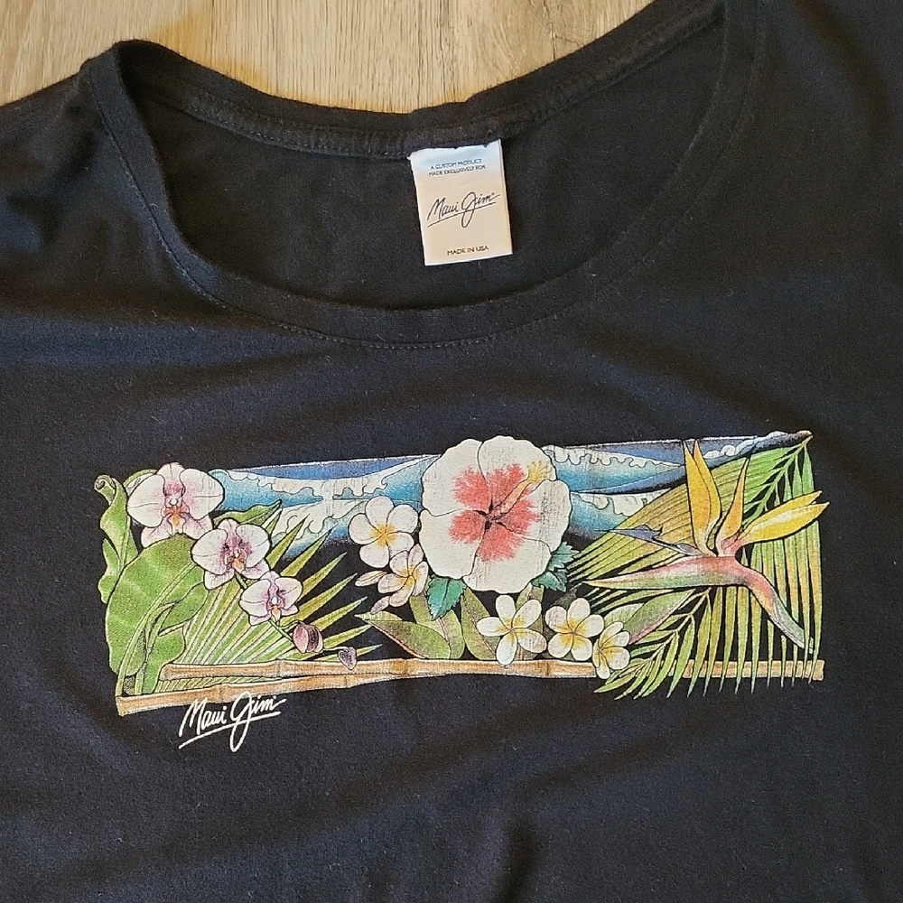 Maui Jim Black T-Shirt - Picture 2 of 11